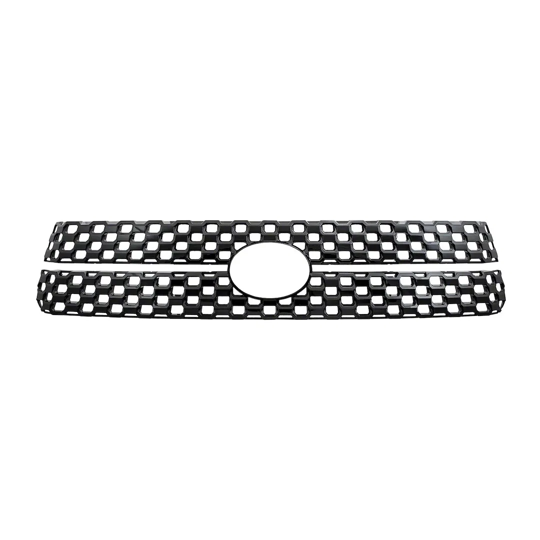 GI151BLK – COAST2COAST Grille Insert, Overlay Mesh Style 2 Piece Gloss Black ABS Plastic